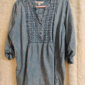 Tantrums Jean Tunic Womans Size XXL EUC